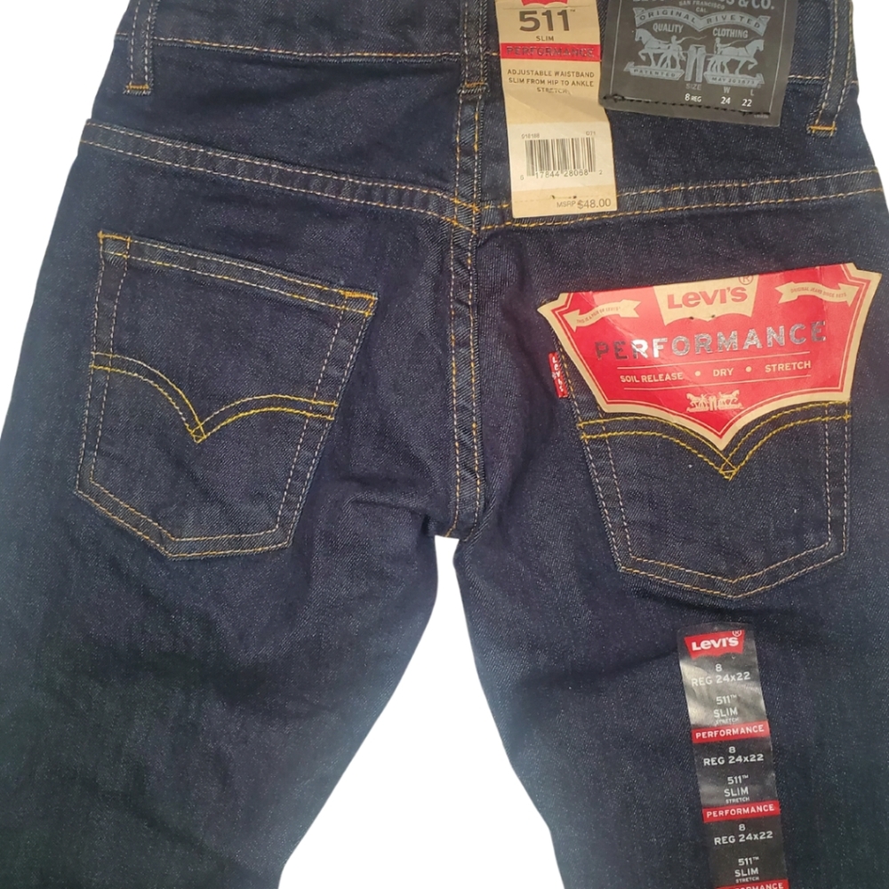 NWT Boys Levi's Denim 511 Slim Jeans - Picture 5 of 6